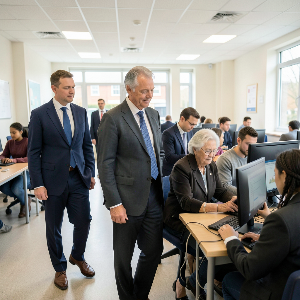Government officials visit Coventry to see digital inclusion progress